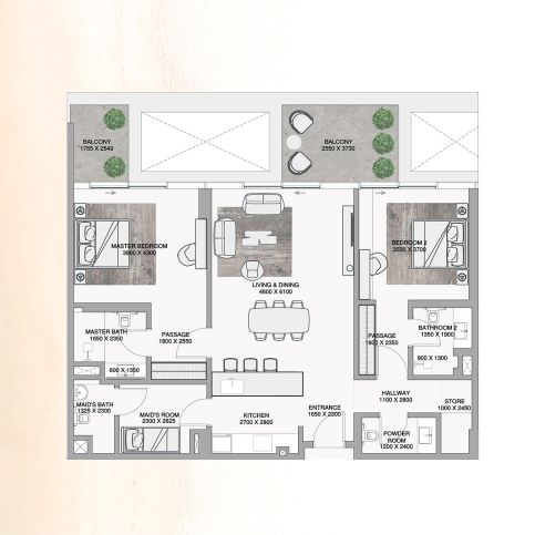 2 Bedroom